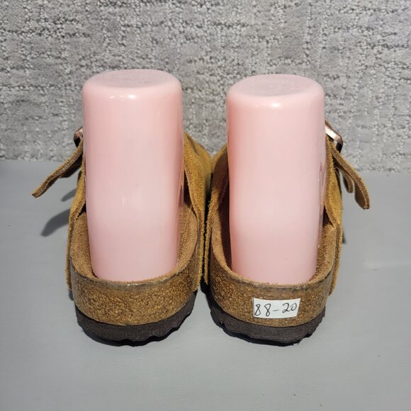 Birkenstock Arizona Unisex Size US L6 M4 Mink Suede Leather Soft Footbed Sandals - Picture 13 of 16
